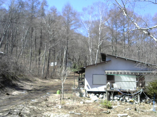 長野県菅平高原 ゆたか山荘 西側(坂上) 2026/04/06 11:00