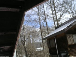 長野県菅平高原 ゆたか山荘 北側 2026/04/08 08:15