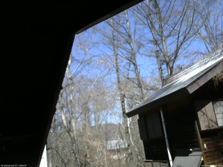 長野県菅平高原 ゆたか山荘 北側 2026/04/08 12:30