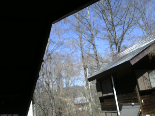 長野県菅平高原 ゆたか山荘 北側 2026/04/08 13:00