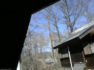 長野県菅平高原 ゆたか山荘 北側 2026/04/08 13:15