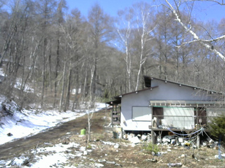 長野県菅平高原 ゆたか山荘 西側(坂上) 2026/04/08 10:45