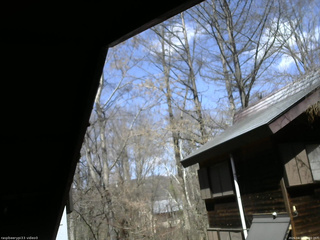 長野県菅平高原 ゆたか山荘 北側 2026/04/11 13:00