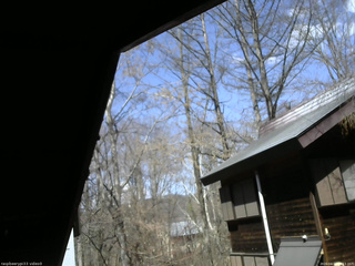 長野県菅平高原 ゆたか山荘 北側 2026/04/11 13:15