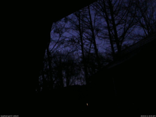 長野県菅平高原 ゆたか山荘 北側 2026/04/11 18:45