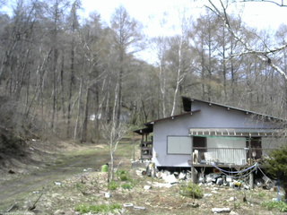 長野県菅平高原 ゆたか山荘 西側(坂上) 2026/04/21 11:00
