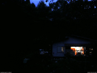 長野県菅平高原 ゆたか山荘 西側(坂上) 2026/07/28 19:15
