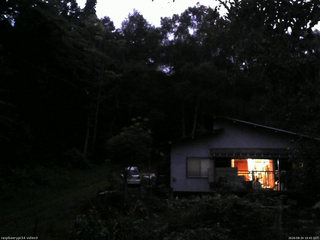 長野県菅平高原 ゆたか山荘 西側(坂上) 2026/08/24 18:45