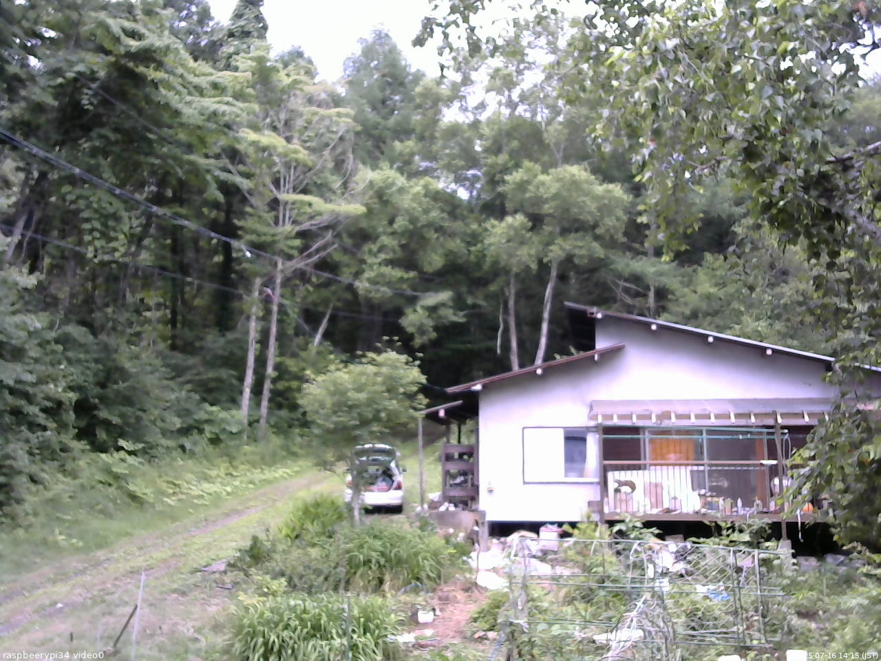 長野県菅平高原 ゆたか山荘 西側(坂上) 2025/07/16 14:15