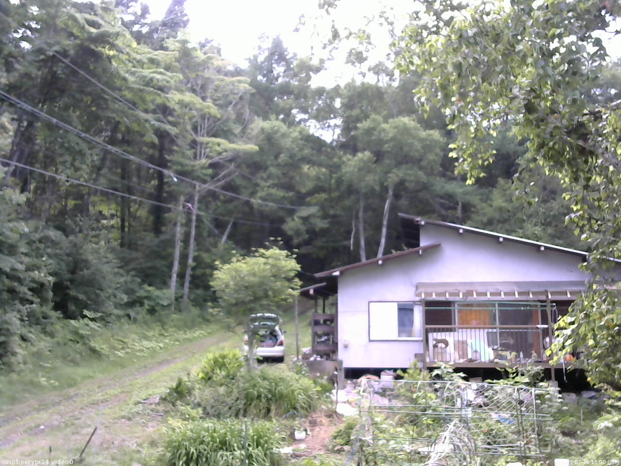 長野県菅平高原 ゆたか山荘 西側(坂上) 2025/07/16 15:00