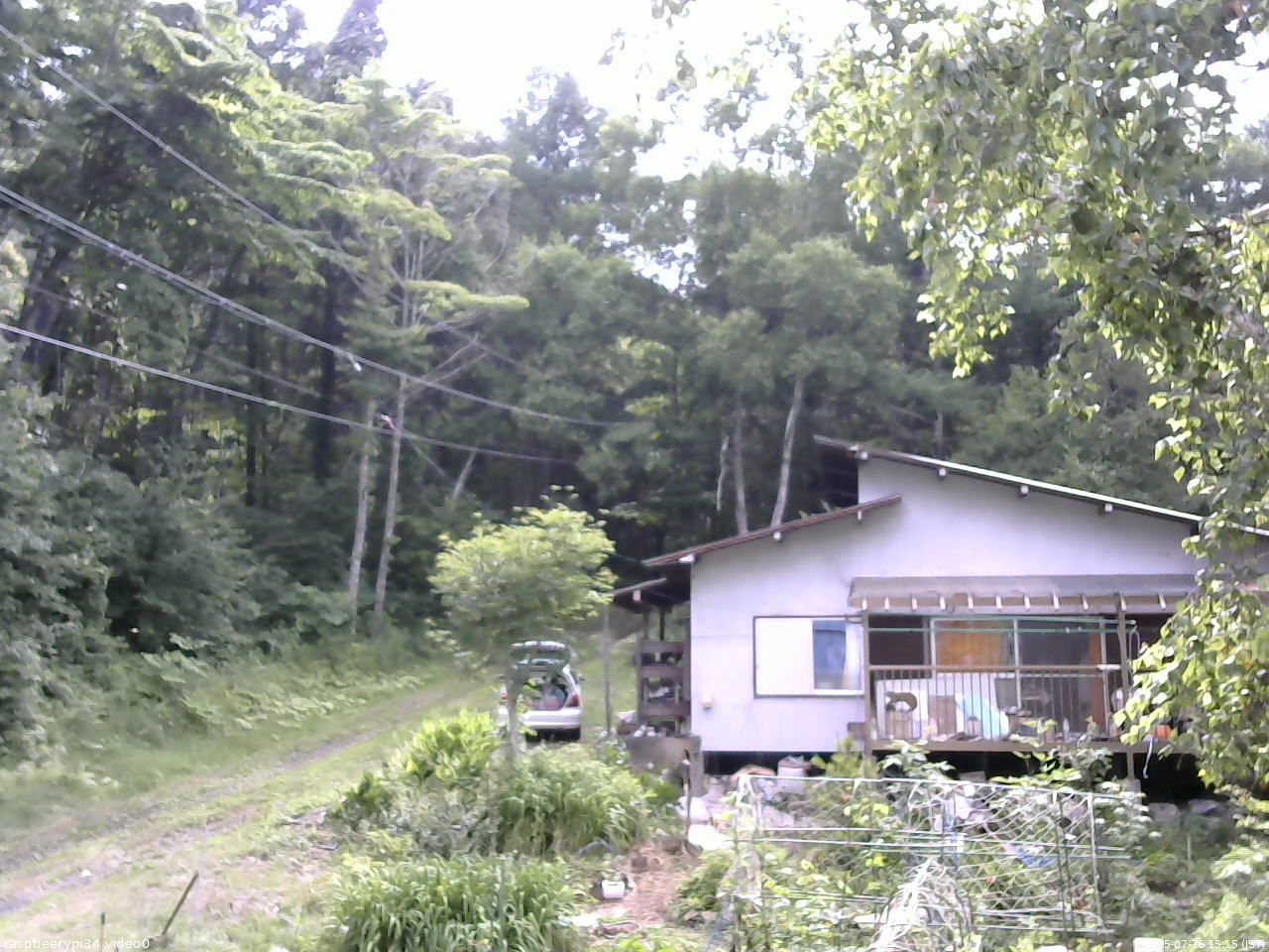 長野県菅平高原 ゆたか山荘 西側(坂上) 2025/07/16 15:15