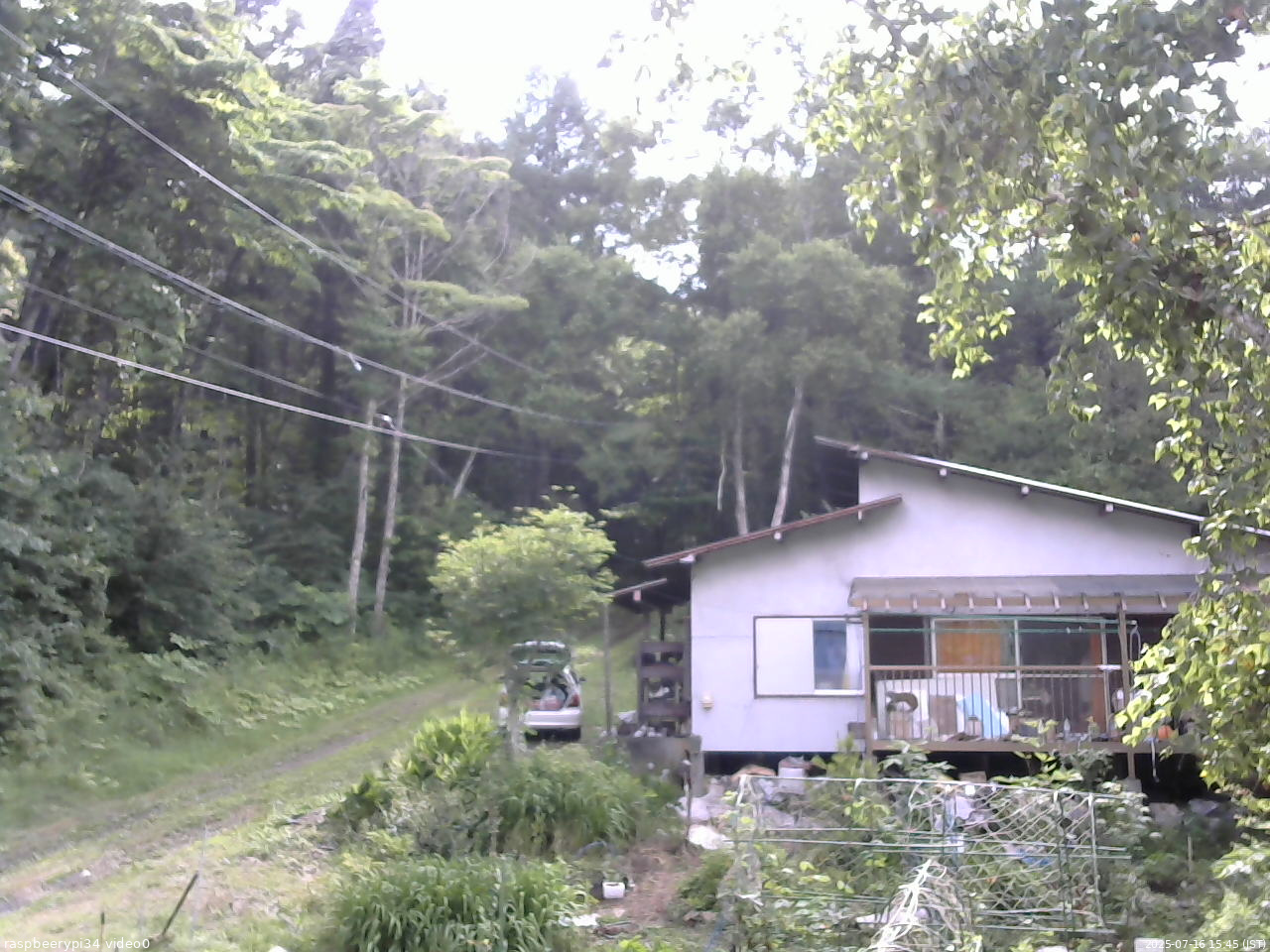 長野県菅平高原 ゆたか山荘 西側(坂上) 2025/07/16 15:45