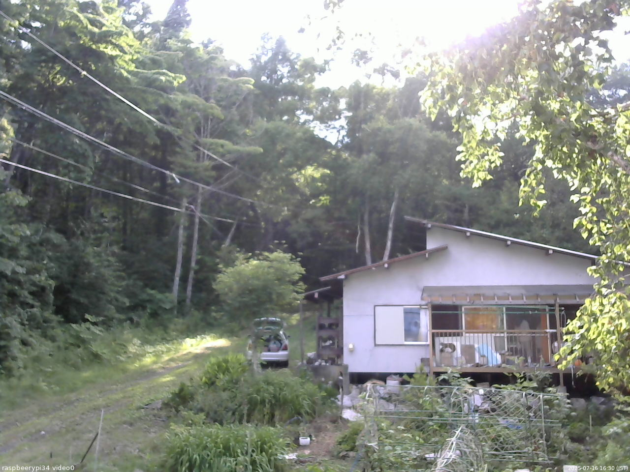 長野県菅平高原 ゆたか山荘 西側(坂上) 2025/07/16 16:30