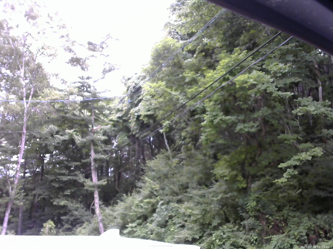 長野県菅平高原 ゆたか山荘 駐車場 2025/07/16 12:15