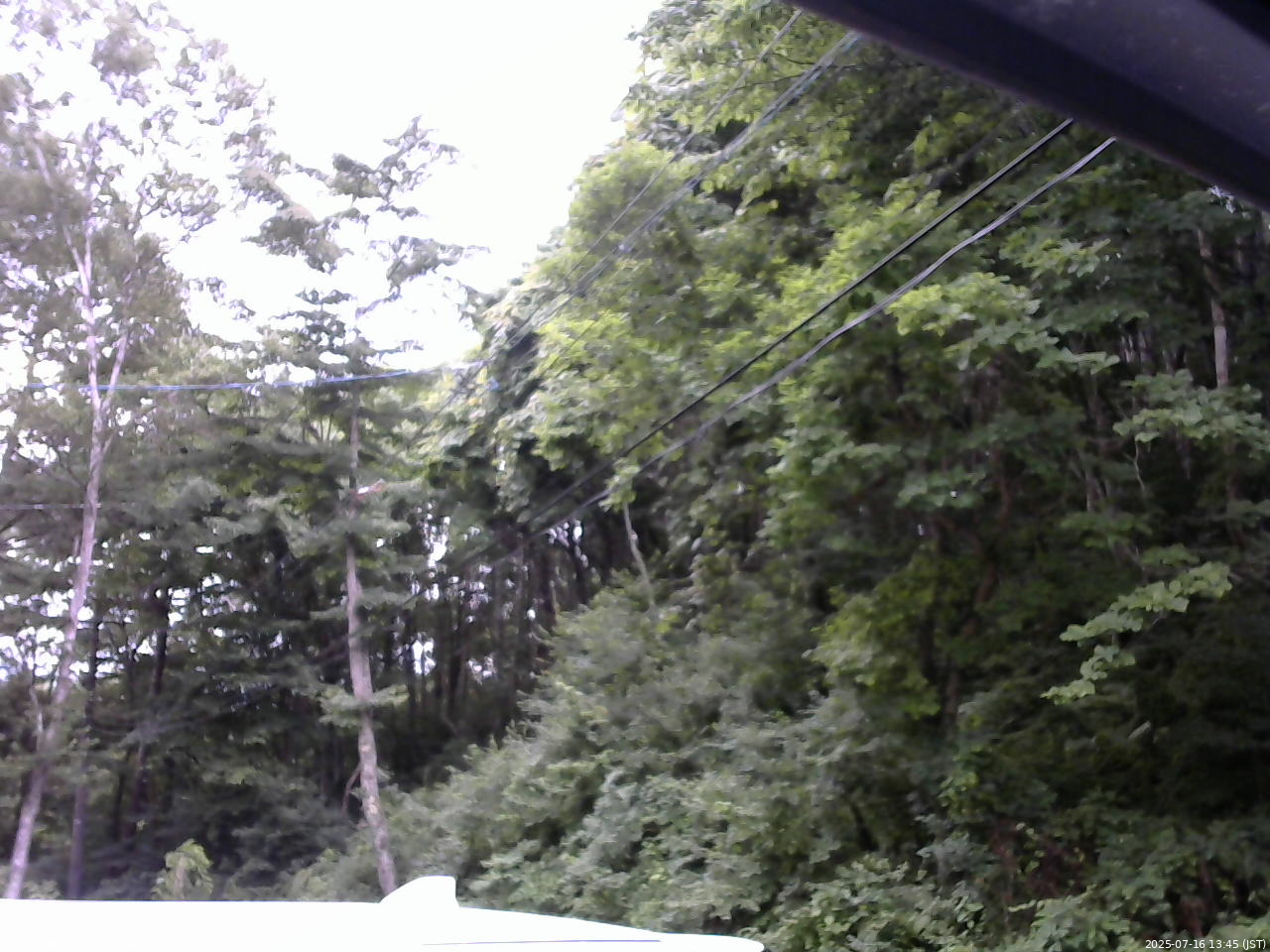 長野県菅平高原 ゆたか山荘 駐車場 2025/07/16 13:45