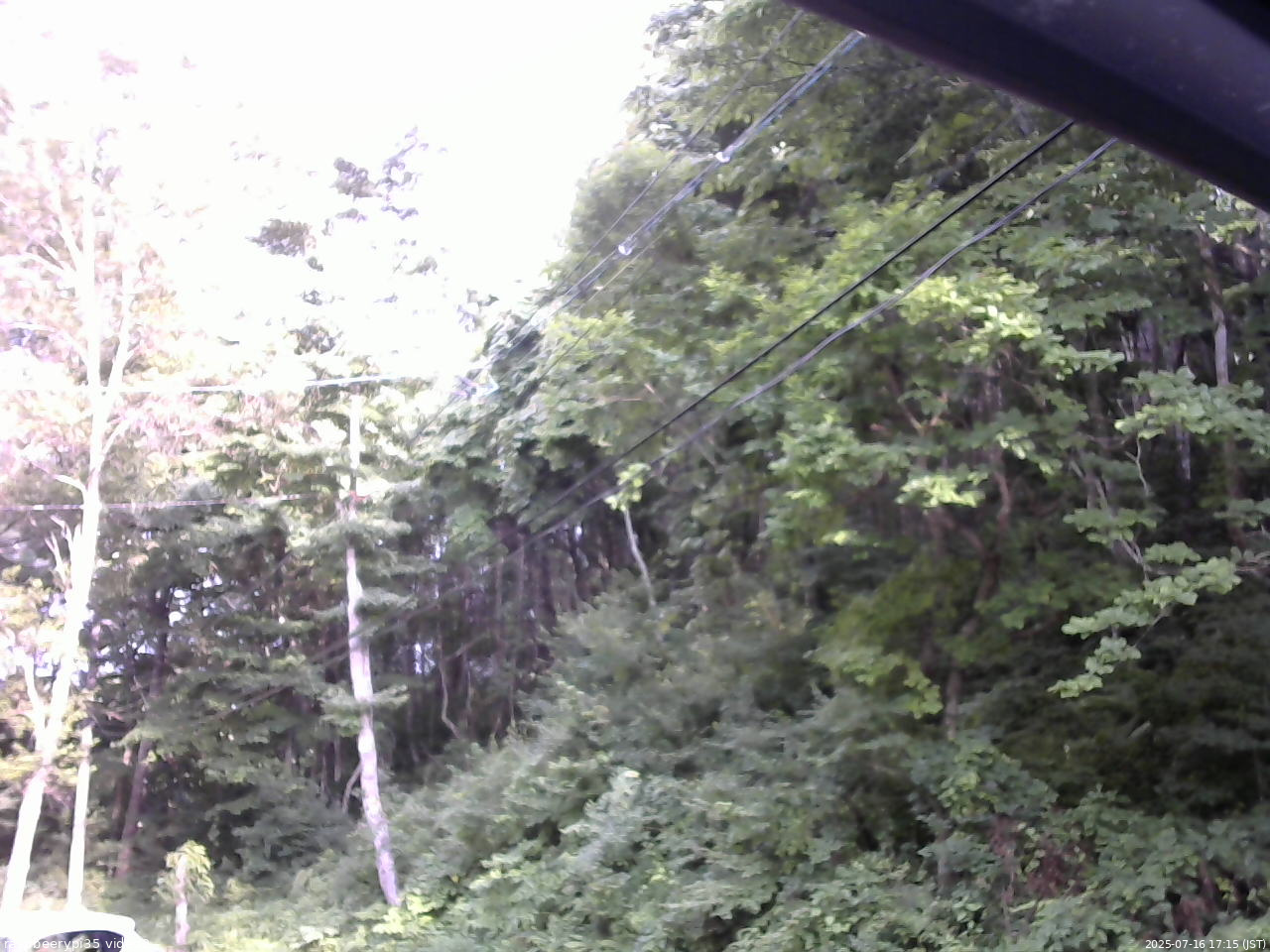 長野県菅平高原 ゆたか山荘 駐車場 2025/07/16 17:15