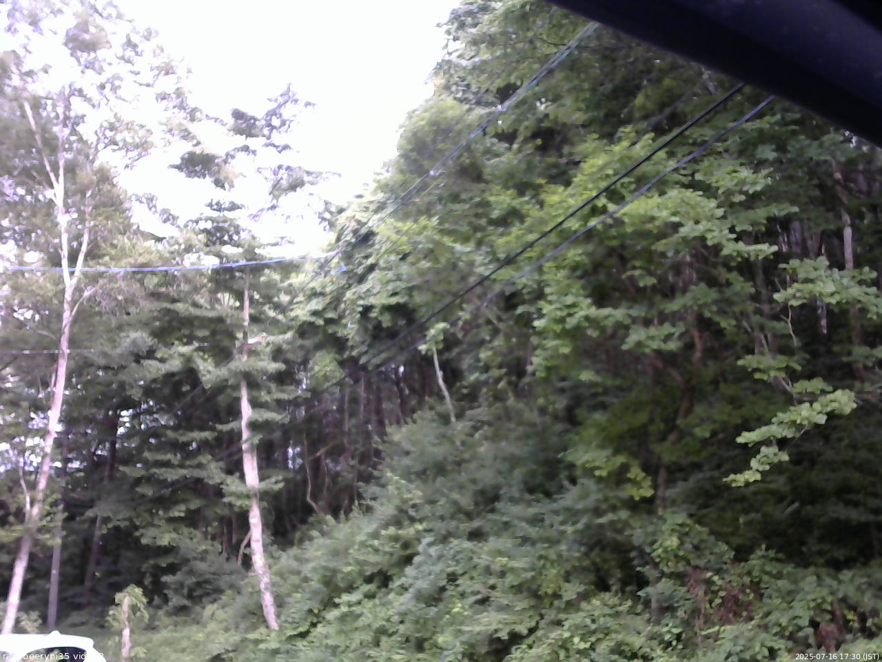 長野県菅平高原 ゆたか山荘 駐車場 2025/07/16 17:30