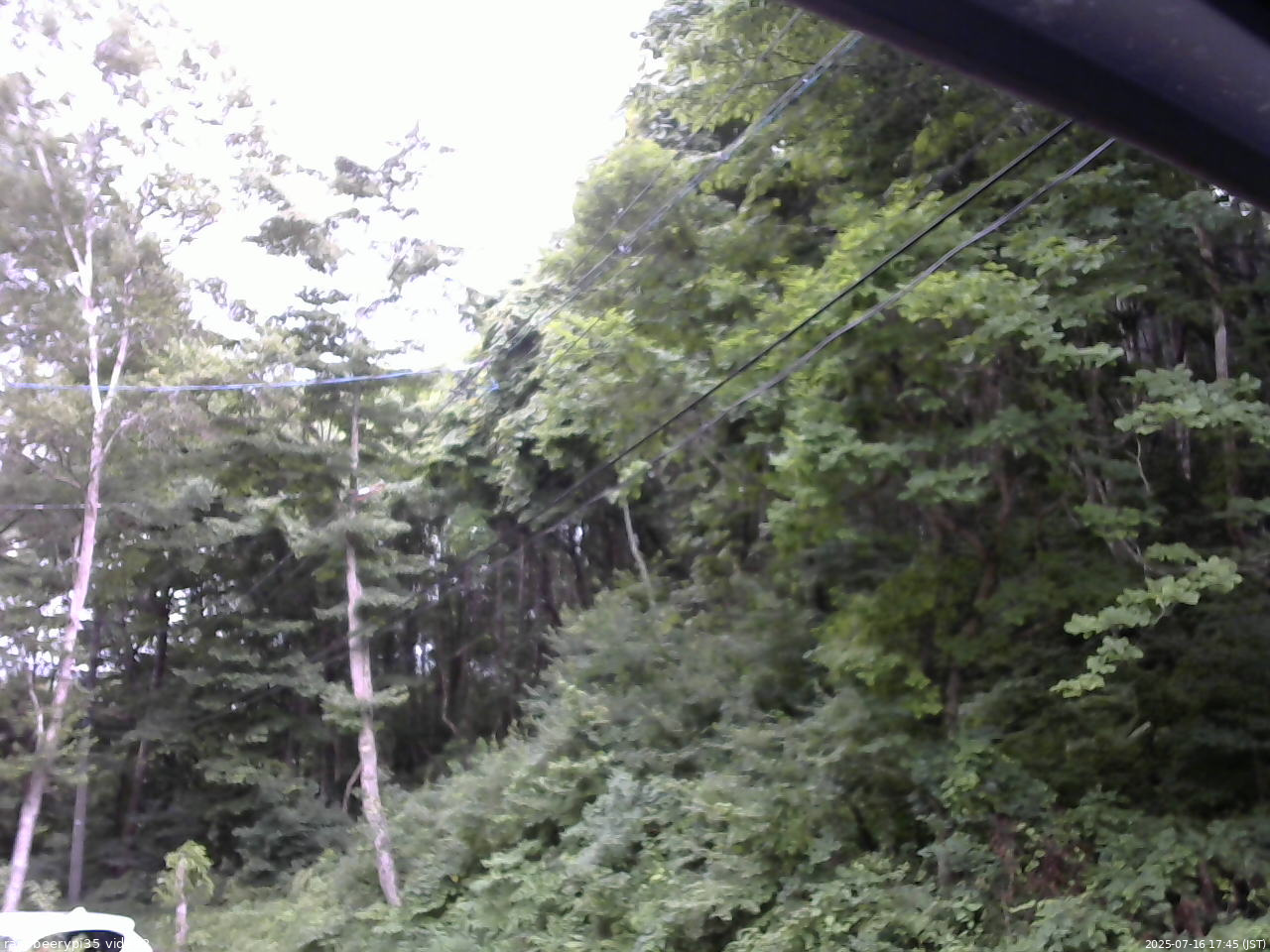 長野県菅平高原 ゆたか山荘 駐車場 2025/07/16 17:45