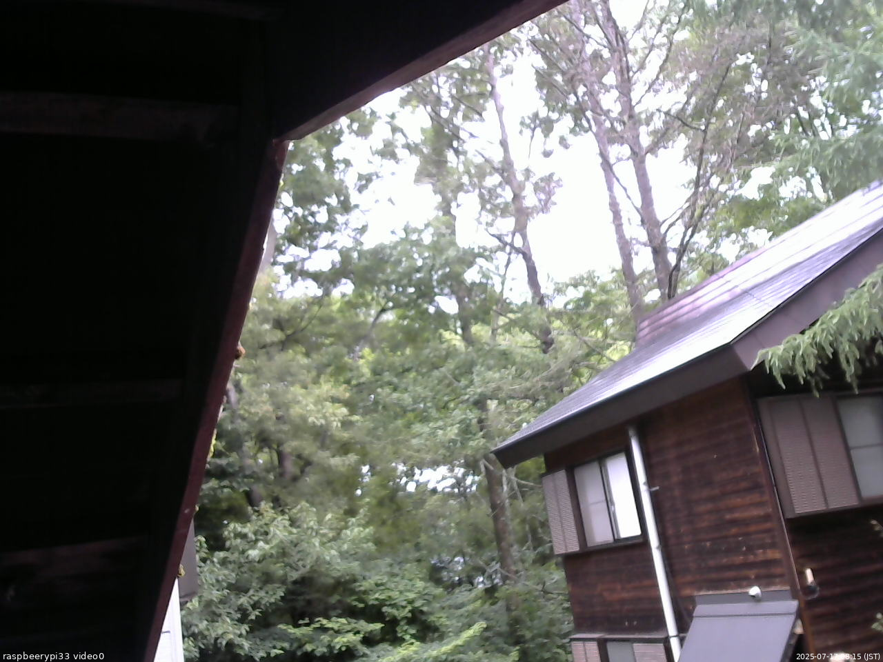 長野県菅平高原 ゆたか山荘 北側 2025/07/17 08:15