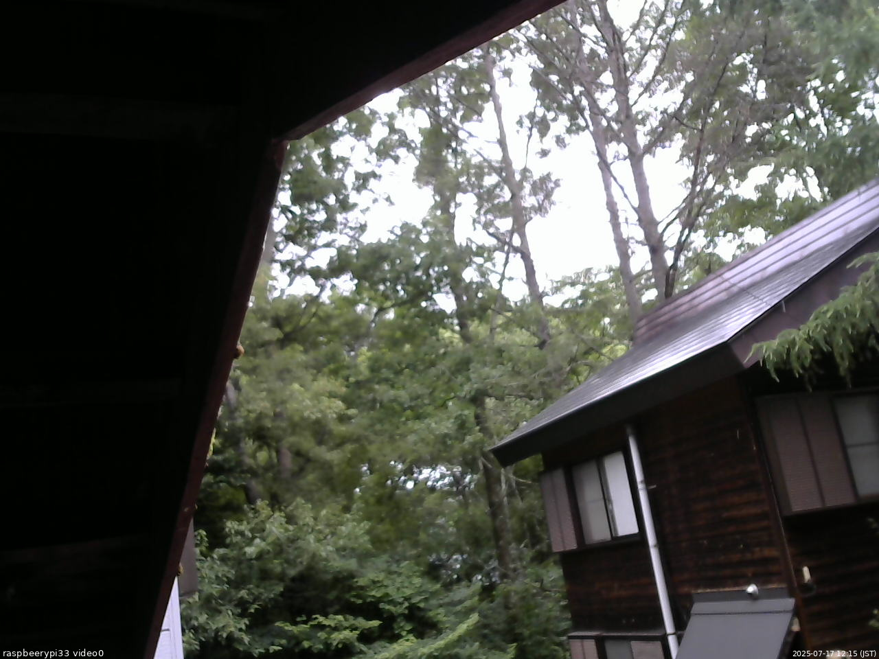 長野県菅平高原 ゆたか山荘 北側 2025/07/17 12:15