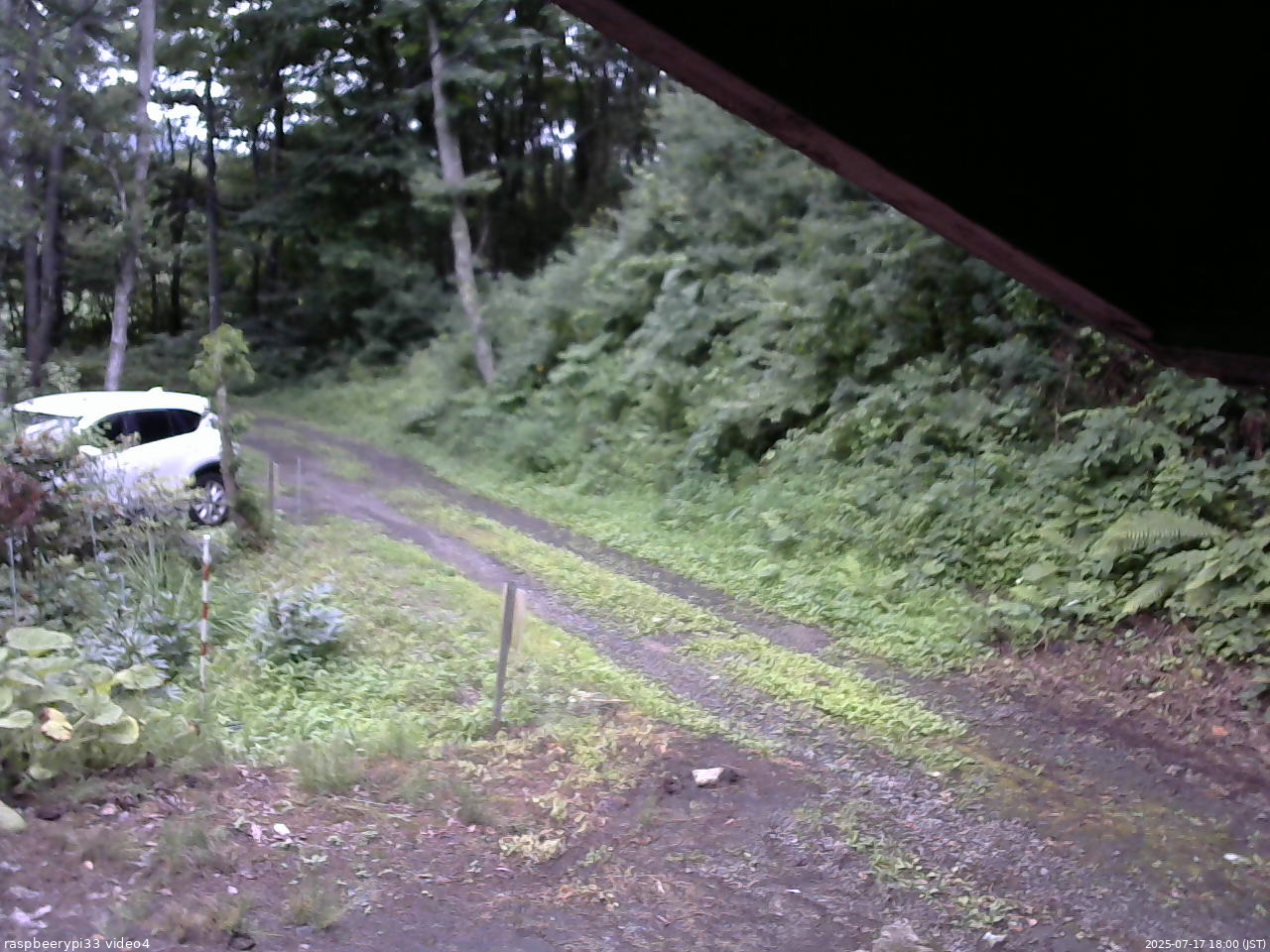 長野県菅平高原 ゆたか山荘 東側(坂下) 2025/07/17 18:00