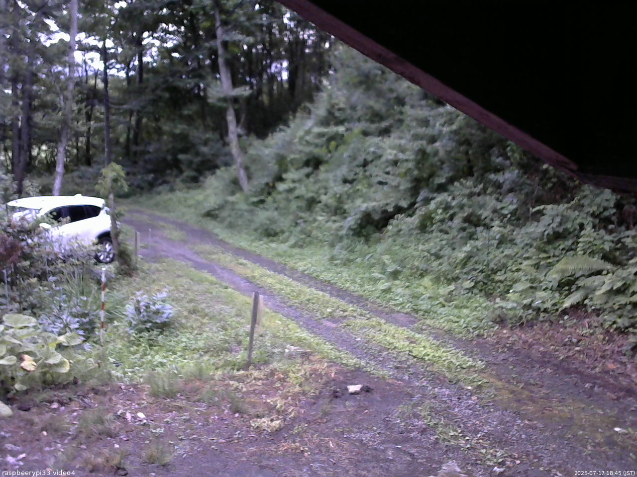 長野県菅平高原 ゆたか山荘 東側(坂下) 2025/07/17 18:45