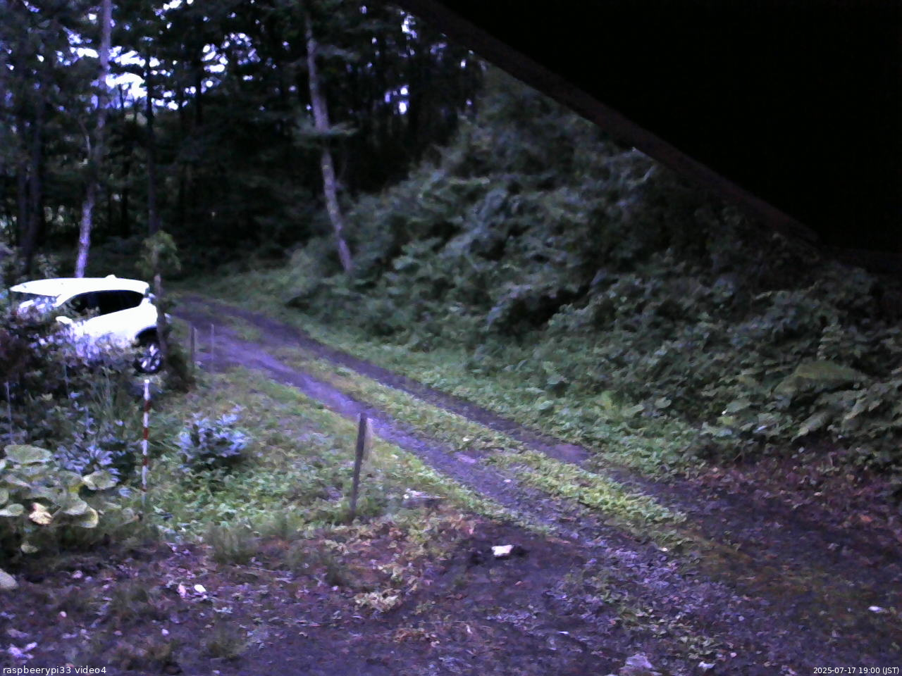 長野県菅平高原 ゆたか山荘 東側(坂下) 2025/07/17 19:00
