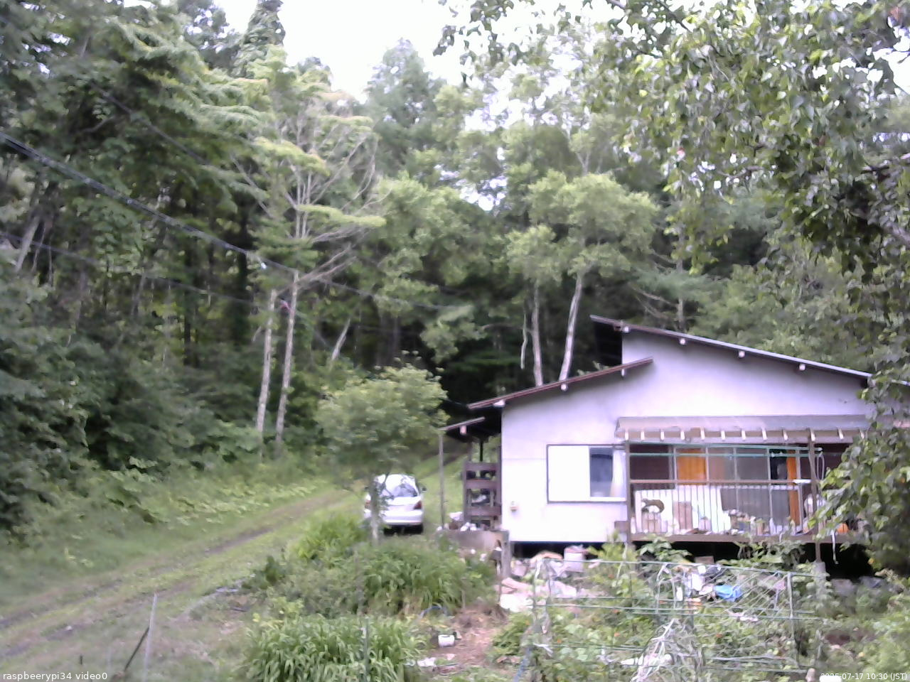 長野県菅平高原 ゆたか山荘 西側(坂上) 2025/07/17 10:30