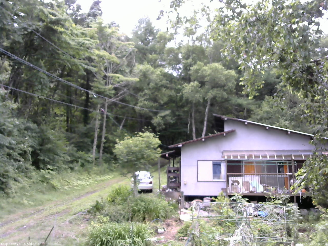 長野県菅平高原 ゆたか山荘 西側(坂上) 2025/07/17 11:00