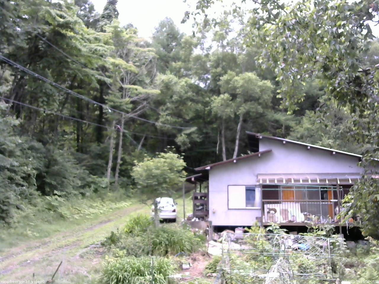 長野県菅平高原 ゆたか山荘 西側(坂上) 2025/07/17 11:30
