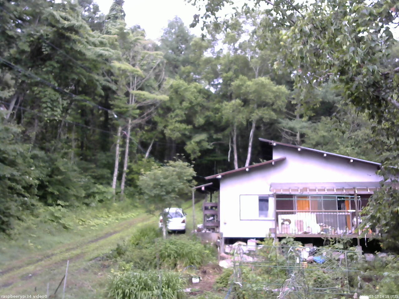 長野県菅平高原 ゆたか山荘 西側(坂上) 2025/07/17 14:15