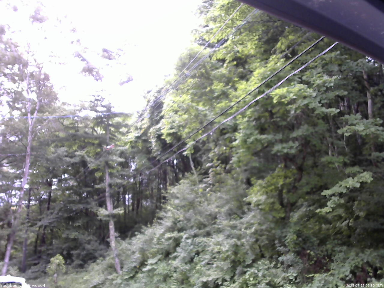 長野県菅平高原 ゆたか山荘 東側上空 2025/07/17 07:30