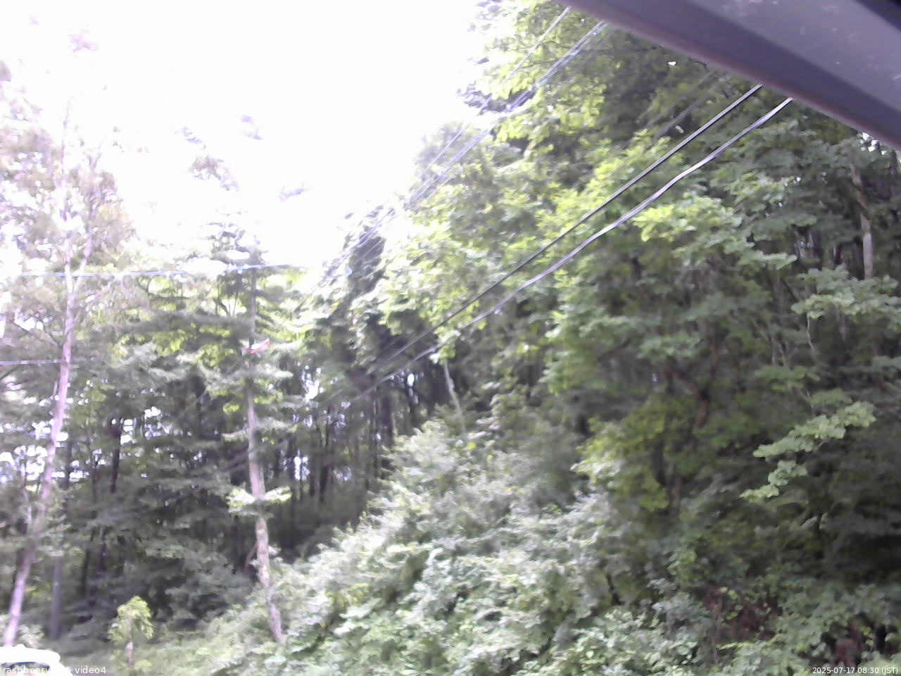 長野県菅平高原 ゆたか山荘 東側上空 2025/07/17 08:30
