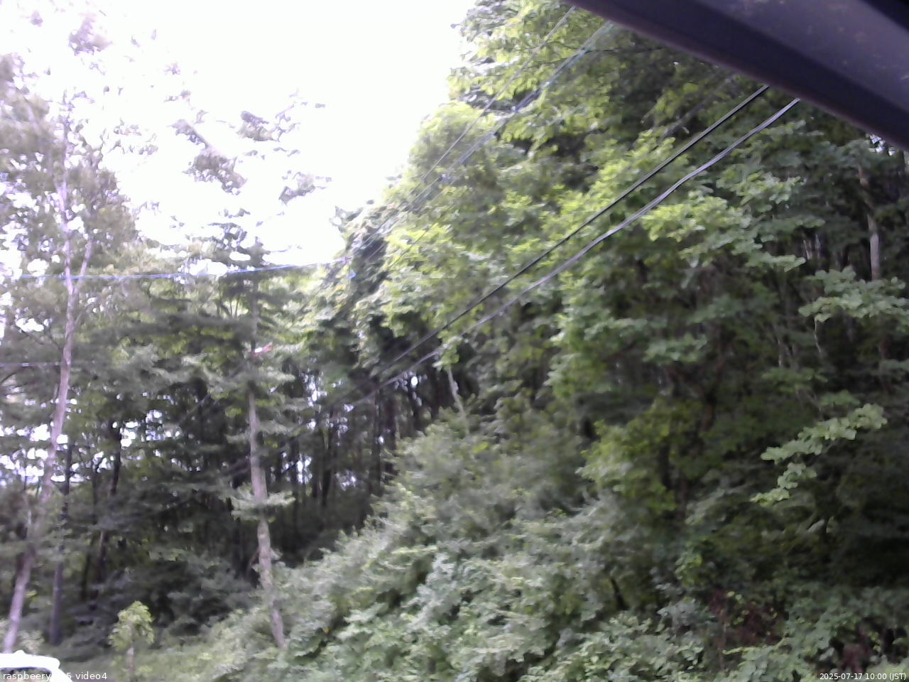 長野県菅平高原 ゆたか山荘 東側上空 2025/07/17 10:00