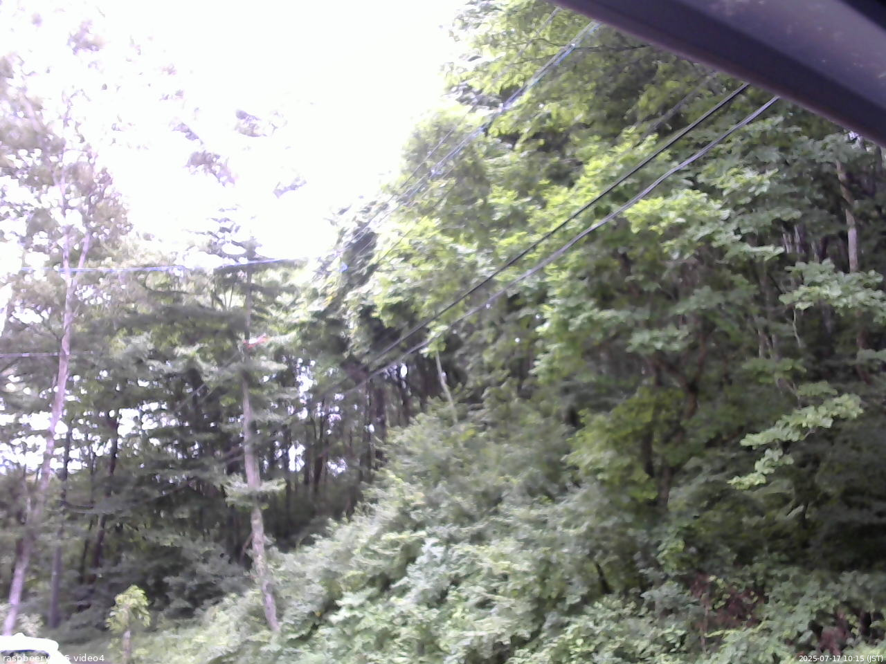 長野県菅平高原 ゆたか山荘 東側上空 2025/07/17 10:15