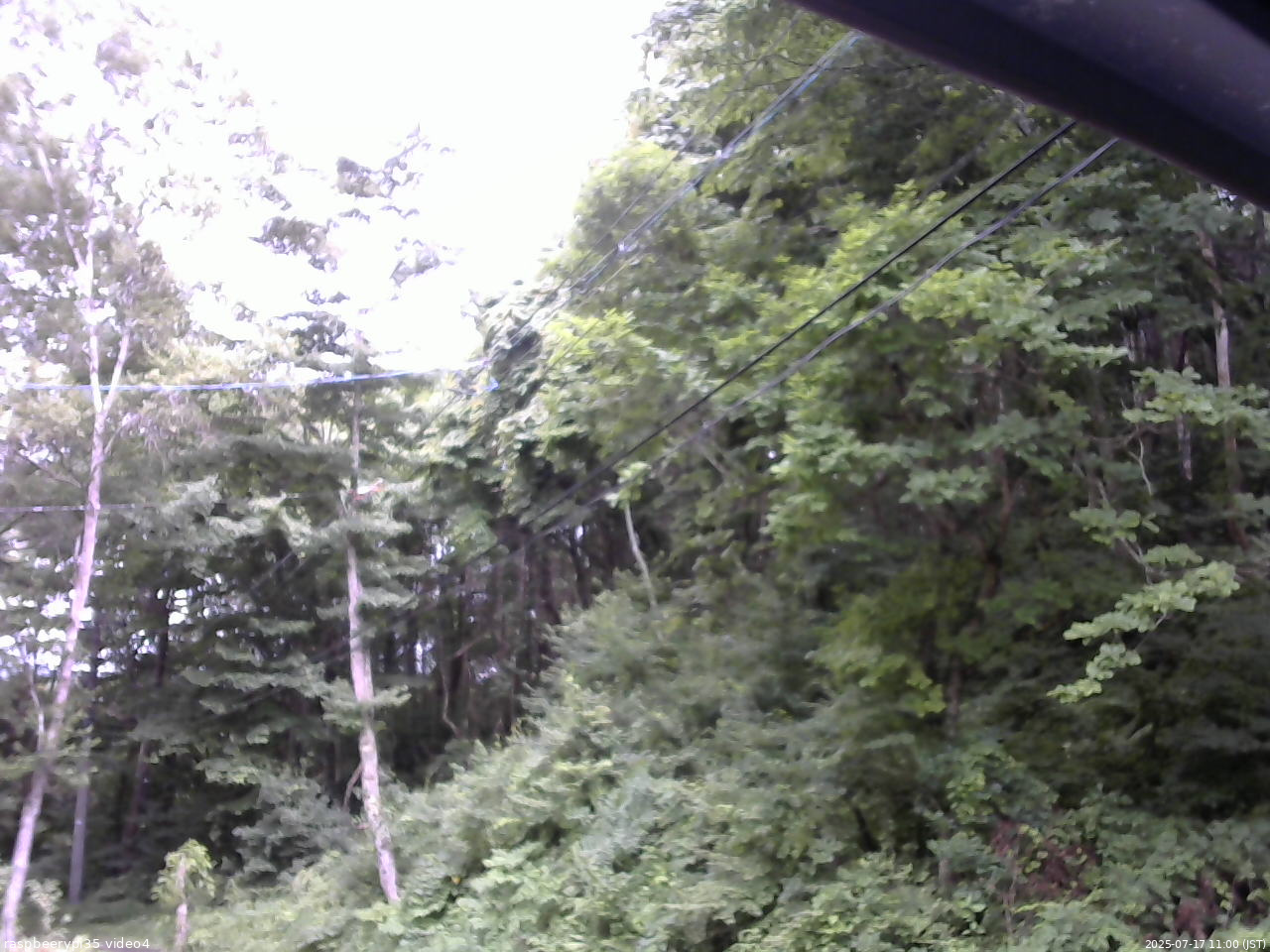 長野県菅平高原 ゆたか山荘 東側上空 2025/07/17 11:00