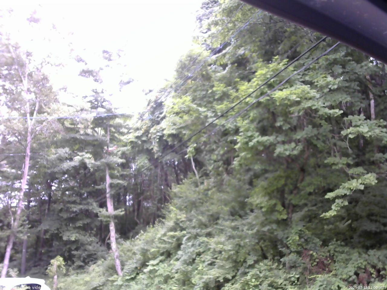 長野県菅平高原 ゆたか山荘 東側上空 2025/07/17 12:00