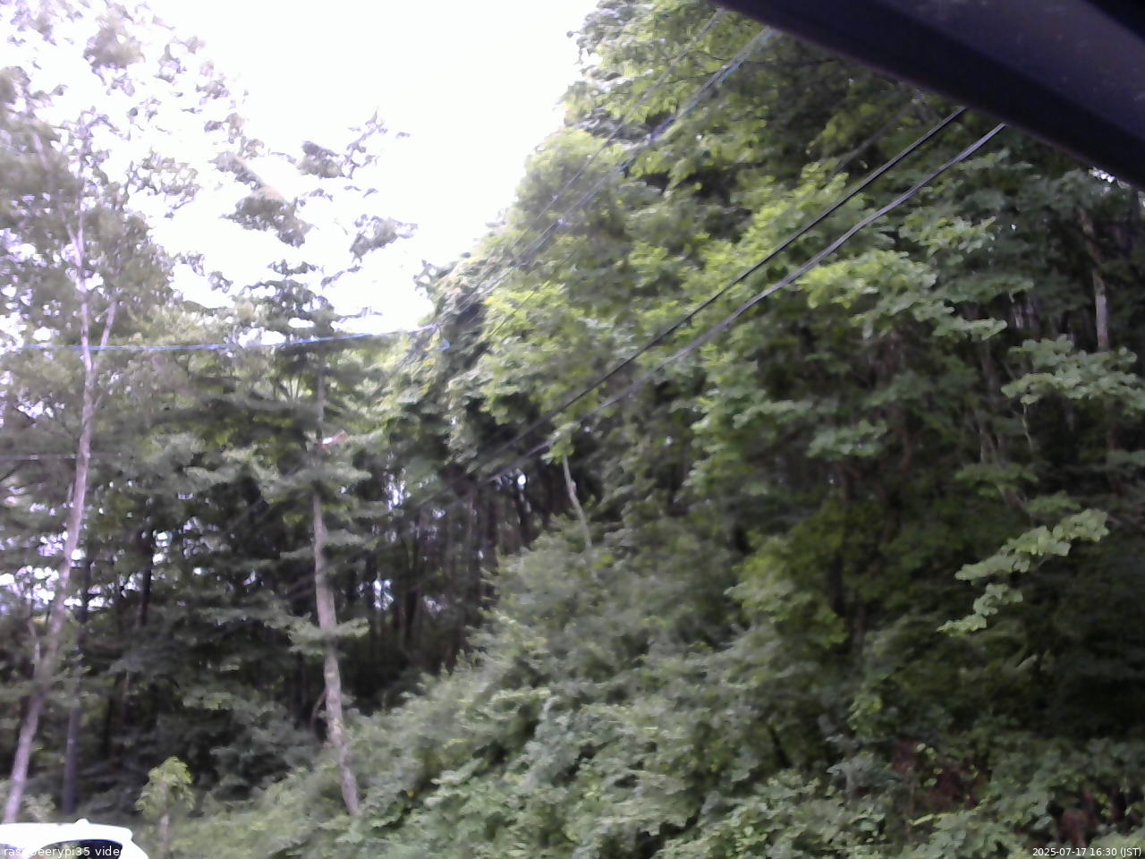 長野県菅平高原 ゆたか山荘 東側上空 2025/07/17 16:30