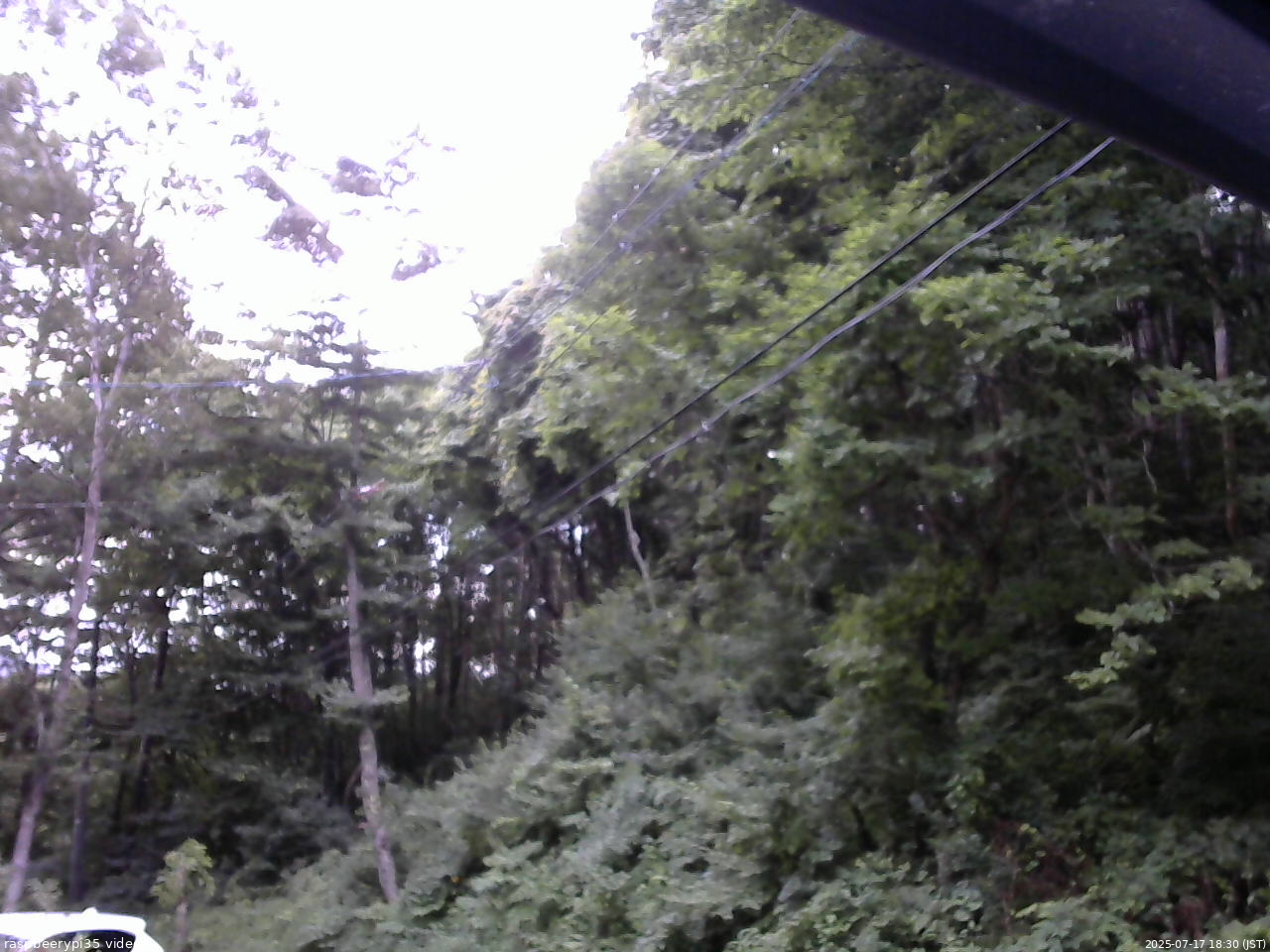 長野県菅平高原 ゆたか山荘 東側上空 2025/07/17 18:30