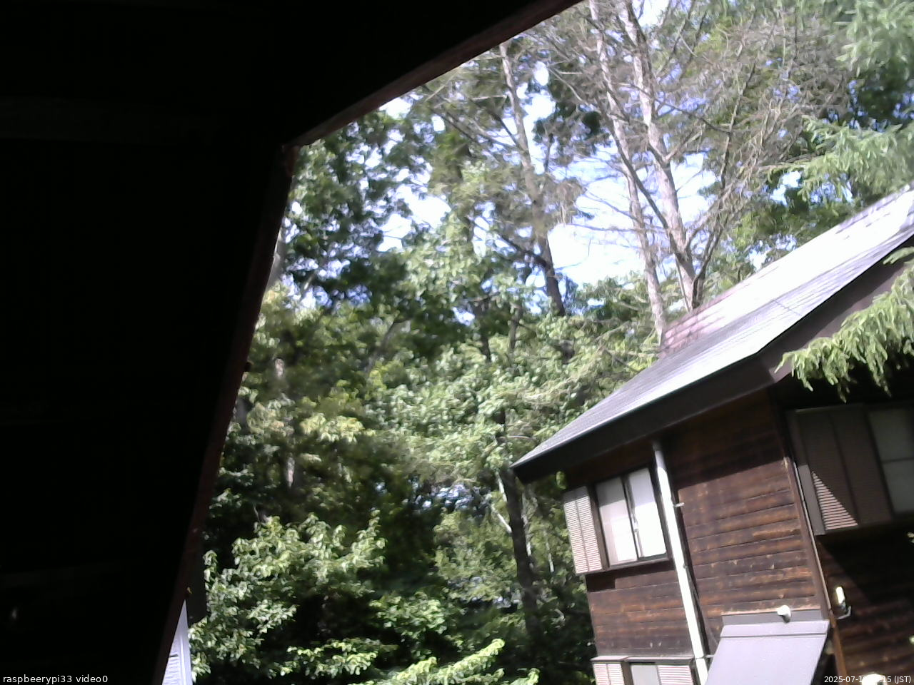 長野県菅平高原 ゆたか山荘 北側 2025/07/18 14:15