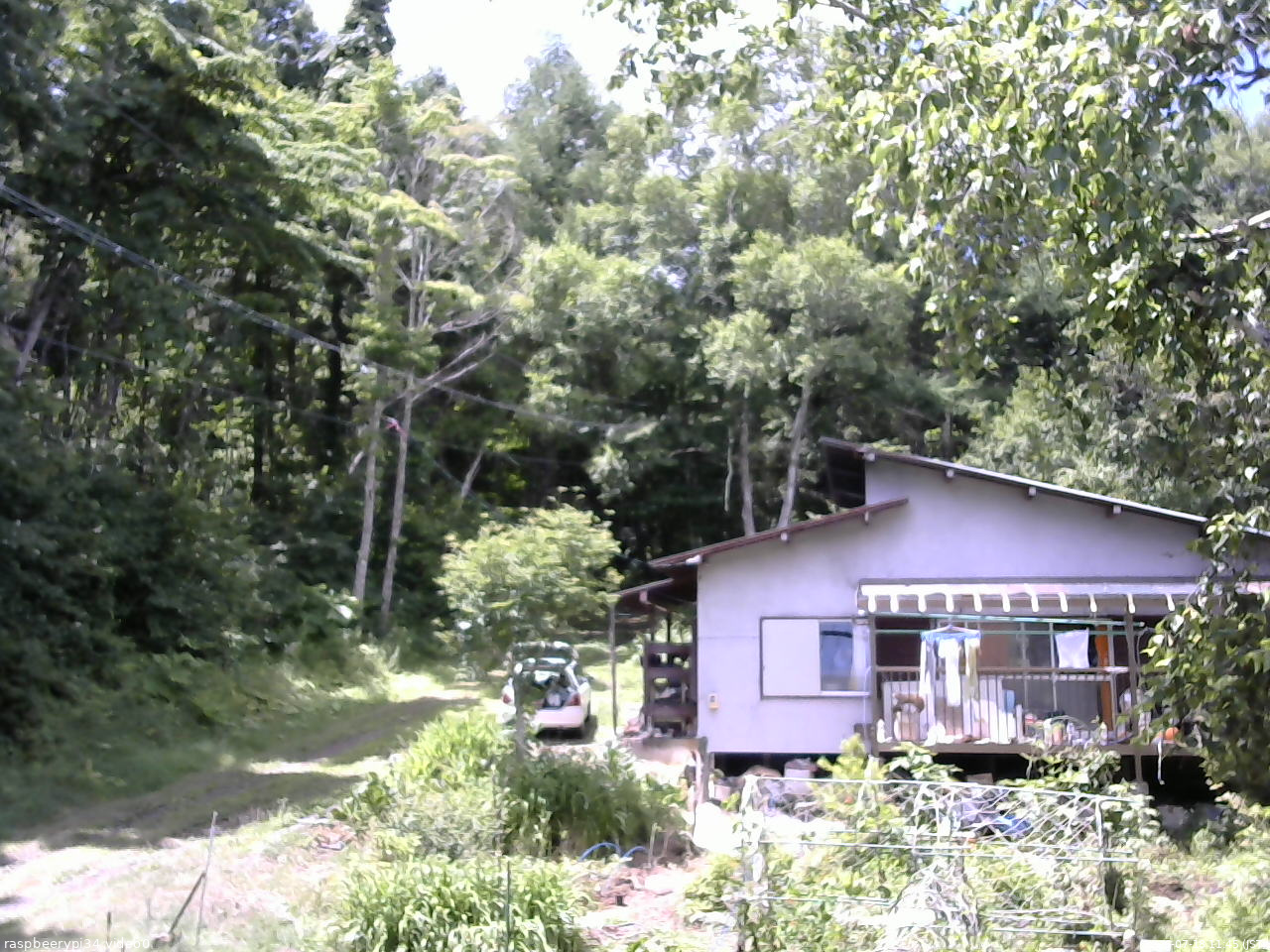 長野県菅平高原 ゆたか山荘 西側(坂上) 2025/07/18 11:45