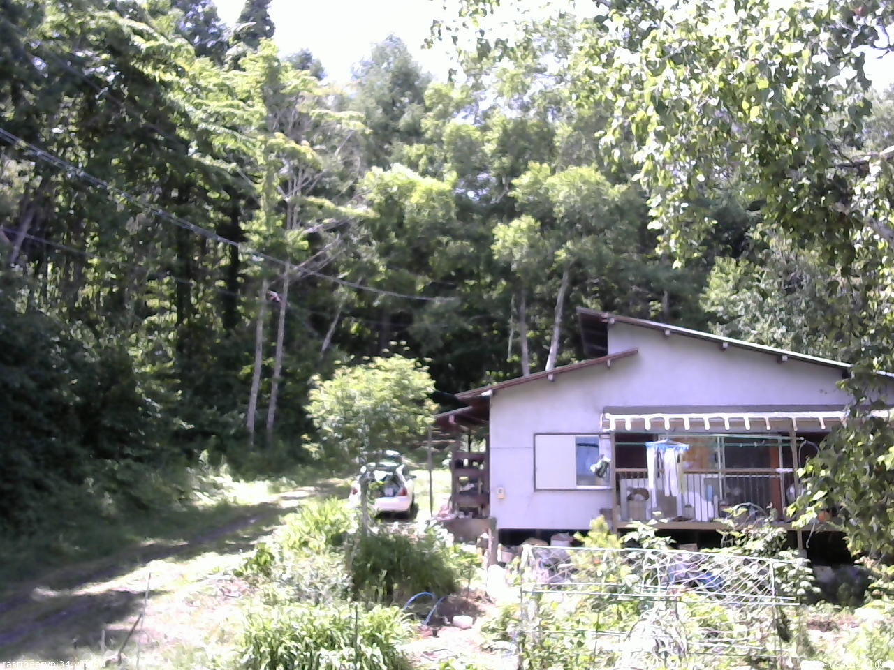 長野県菅平高原 ゆたか山荘 西側(坂上) 2025/07/18 12:45