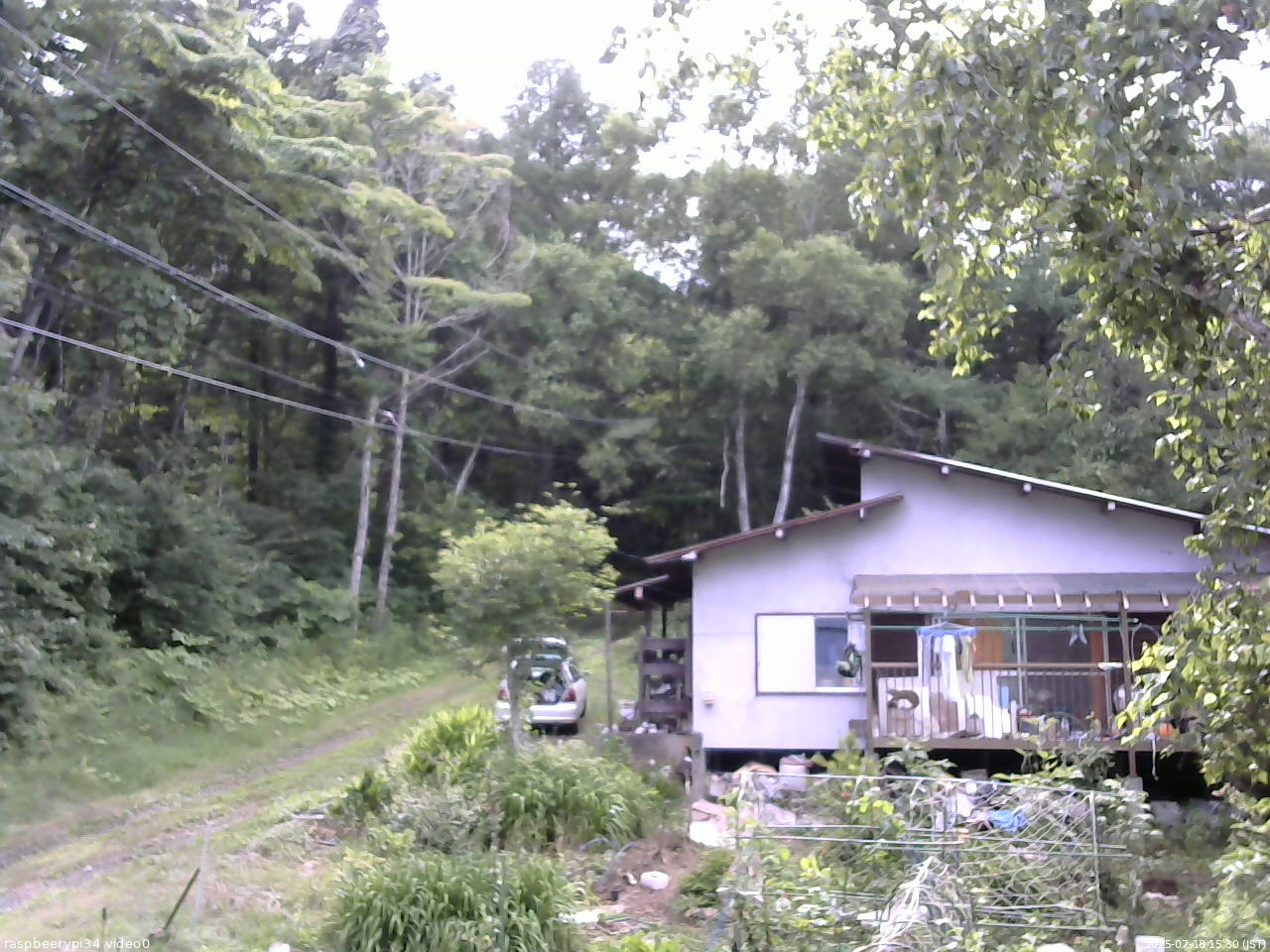 長野県菅平高原 ゆたか山荘 西側(坂上) 2025/07/18 15:30