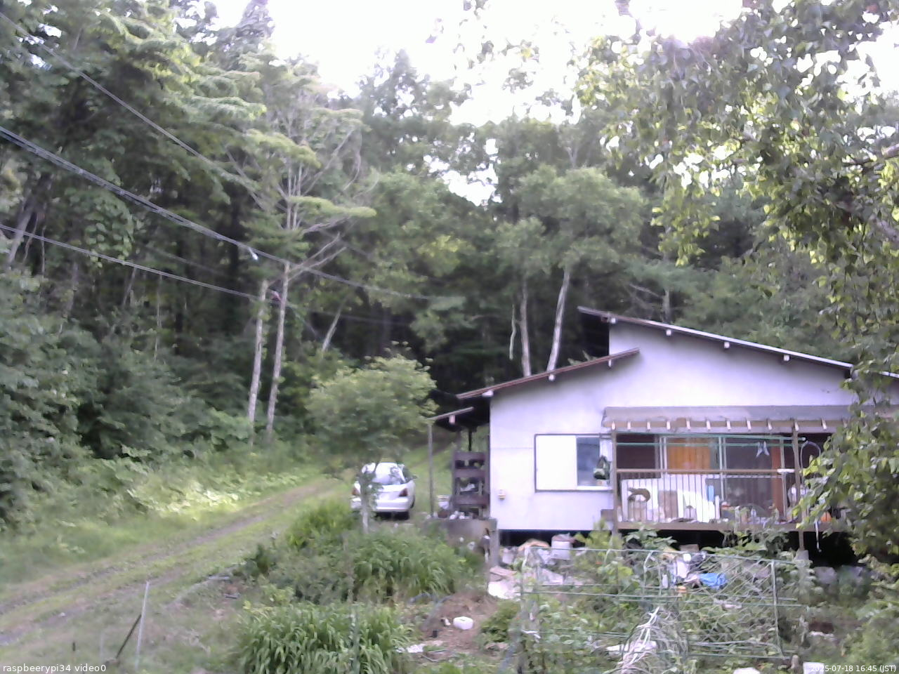 長野県菅平高原 ゆたか山荘 西側(坂上) 2025/07/18 16:45