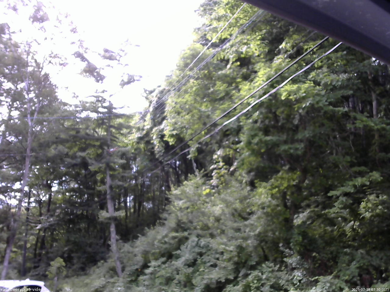 長野県菅平高原 ゆたか山荘 東側上空 2025/07/18 07:30