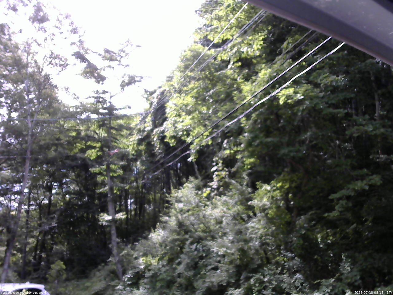 長野県菅平高原 ゆたか山荘 東側上空 2025/07/18 08:15