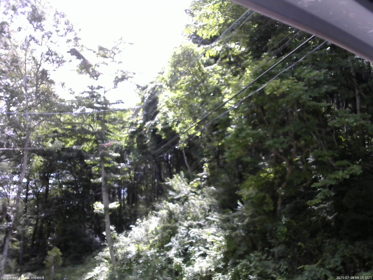 長野県菅平高原 ゆたか山荘 東側上空 2025/07/18 09:15