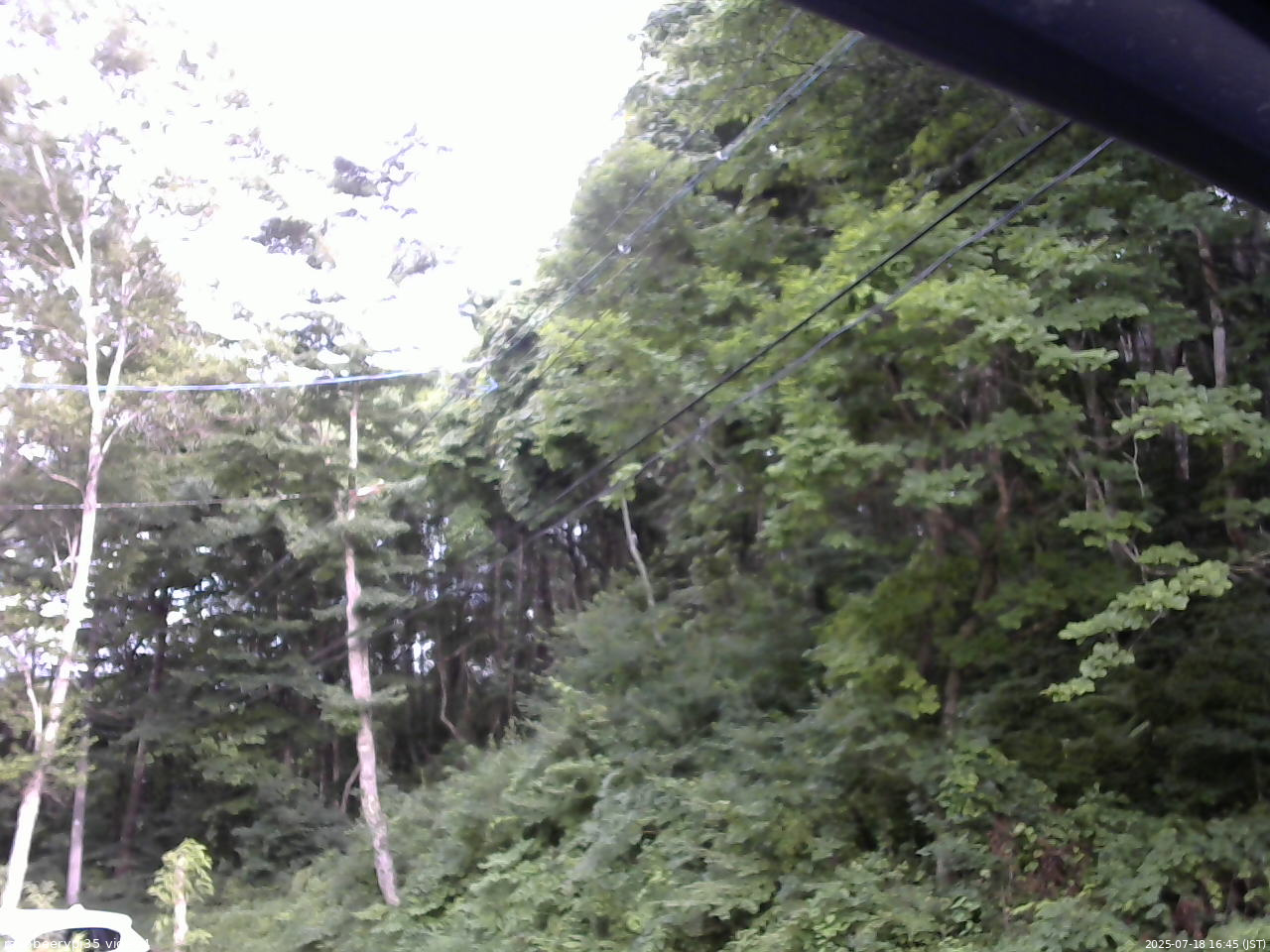 長野県菅平高原 ゆたか山荘 東側上空 2025/07/18 16:45