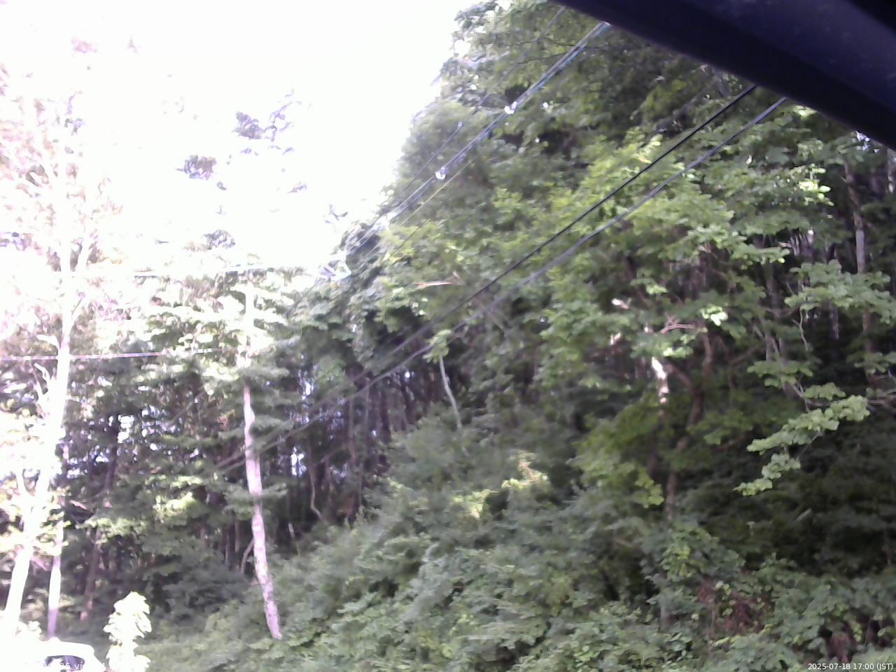 長野県菅平高原 ゆたか山荘 東側上空 2025/07/18 17:00