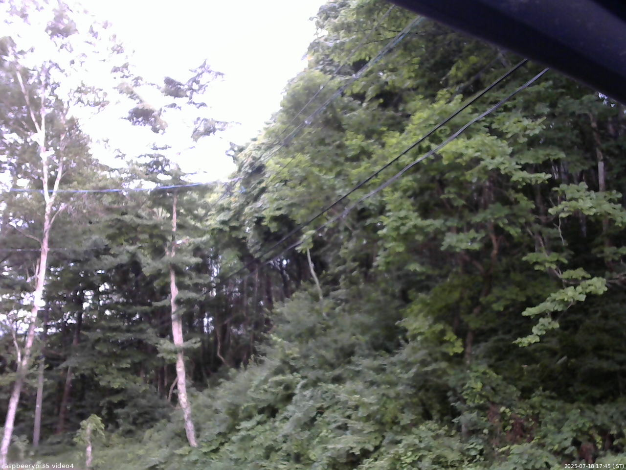 長野県菅平高原 ゆたか山荘 東側上空 2025/07/18 17:45